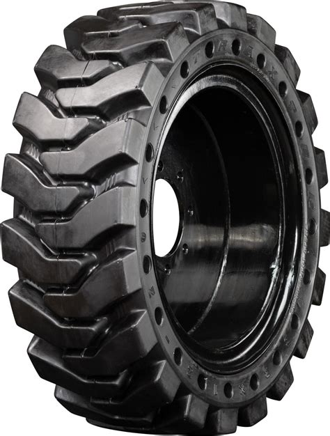 flat free skid steer tires reviews|solid rubber skid steer tires.